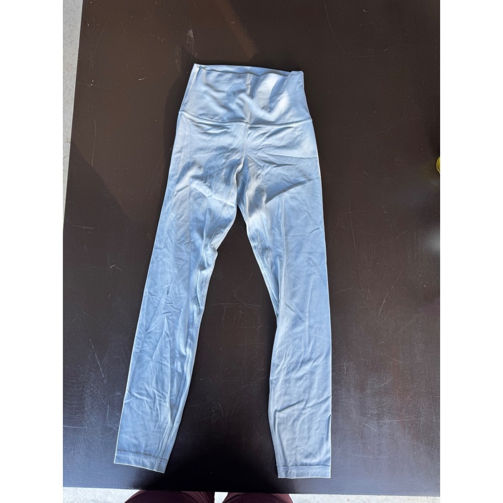 Lululemon Align High-Rise Pant 25 Light Blue Nulu Yoga Leggings Size 2 W5CTHS